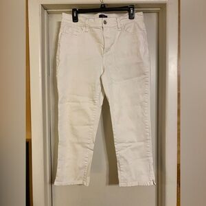 NYDJ capri white jeans